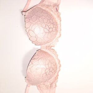 PINK Victoria's Secret Lace Bra - Light Pink